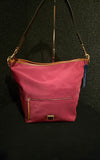 Dooney Bourke Nylon Leather  Slouchy Hobo Shoulderbag Satchel with Match Accessory