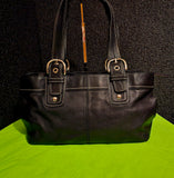 Coach 13732 SOHO Set: Large Soft Leather Tote Shoulderbag Carryall with Signature Wallet