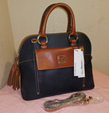 Dooney Bourke Florentine Set: Ocean Blue Satchel  Shoulderbag Crossbody w/Wallet