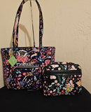 Vera Bradley RFID L'td Edition Animal Floral Tote Shoulderbag with BONUS Accessory