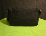 Calvin Klein Black Nylon Crossbody Shoulderbag Satchel with BONUS Wallet