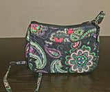 Vera Bradley Black Travel 5-Set: Overnight Weekender, Large Tote, New Toiletries, with Crossbody and BONUS