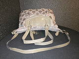 Coach 20068 OP Dotted 2-Way  Shoulderbag Carryall Satchel with Double Zip Wristlet